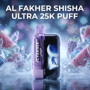 Al Fakher Crown Bar Shisha Ultra 25000 Puffs Disposable Vape – 0.5 mg Nicotine (DTL)