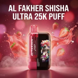 Al Fakher Crown Bar Shisha Ultra 25000 Puffs Disposable Vape – 0.5 mg Nicotine (DTL)