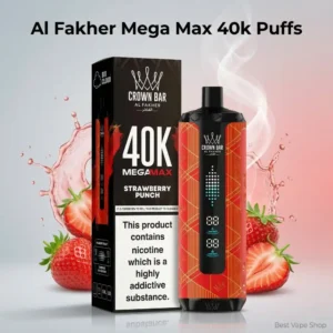 Al Fakher Mega Max 40000 Puffs Disposable Vape – 0.5 mg Nicotine (DTL)