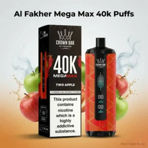 Al Fakher Mega Max 40000 Puffs Disposable Vape – 0.5 mg Nicotine (DTL)