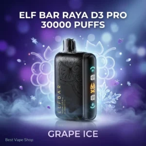 Elf Bar Raya D3 Pro 30000 Puffs Disposable Vape – 50 mg Nicotine (5%)