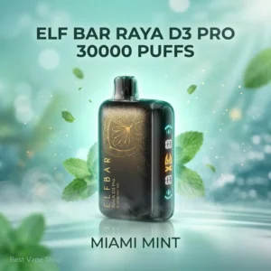 Elf Bar Raya D3 Pro 30000 Puffs Disposable Vape – 50 mg Nicotine (5%)
