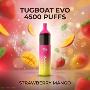 Tugboat Evo 4500 Puffs Disposable Vape – 50mg Nicotine (5%)