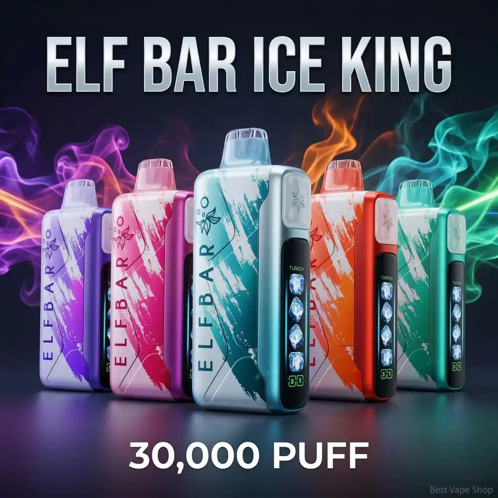 Elf Bar Ice King 30000 Puffs Disposable Vape – 50 mg Nicotine (5%)