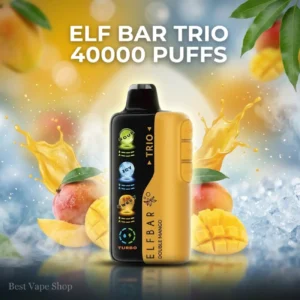 Elf Bar Trio 40000 Puffs Disposable Vape – 50 mg Nicotine (5%)
