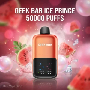 Geek Bar Ice Prince 50000 Puffs Disposable Vape – 50 mg Nicotine (5%)