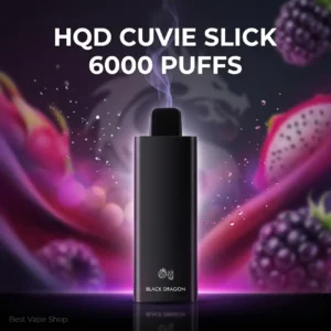 HQD Cuvie Slick 6000 Puffs Disposable Vape – 20 mg Nicotine (2%)