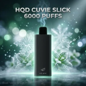 HQD Cuvie Slick 6000 Puffs Disposable Vape – 20 mg Nicotine (2%)