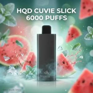 HQD Cuvie Slick 6000 Puffs Disposable Vape – 20 mg Nicotine (2%)