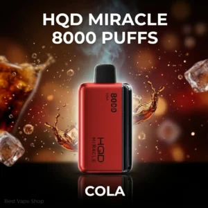 HQD Miracle 8000 Puffs Disposable Vape – 0mg Nicotine
