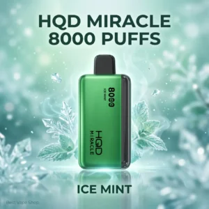 HQD Miracle 8000 Puffs Disposable Vape – 0mg Nicotine