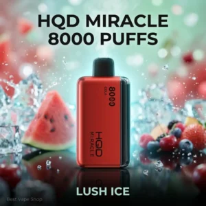 HQD Miracle 8000 Puffs Disposable Vape – 0mg Nicotine