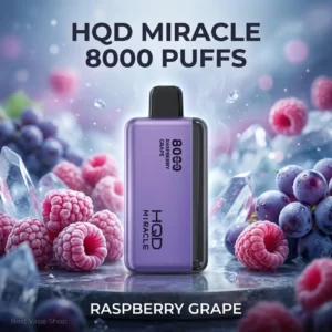 HQD Miracle 8000 Puffs Disposable Vape – 0mg Nicotine