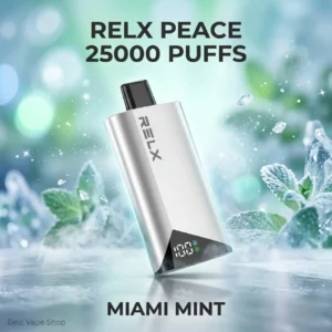 Relx Peace 25000 Puffs Disposable Vape – 20 mg Nicotine (2%)
