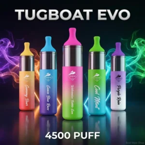 Tugboat Evo 4500 Puffs Disposable Vape – 50mg Nicotine (5%)