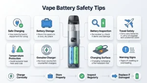 Vape Battery Safety Tips Every User Should Know