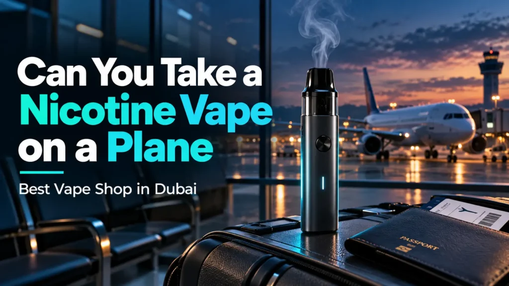 Can You Take a Nicotine Vape on a Plane? A Dubai & UAE Travel Guide