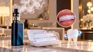 Can You Vape With Whitening Strips On? What You Should Know